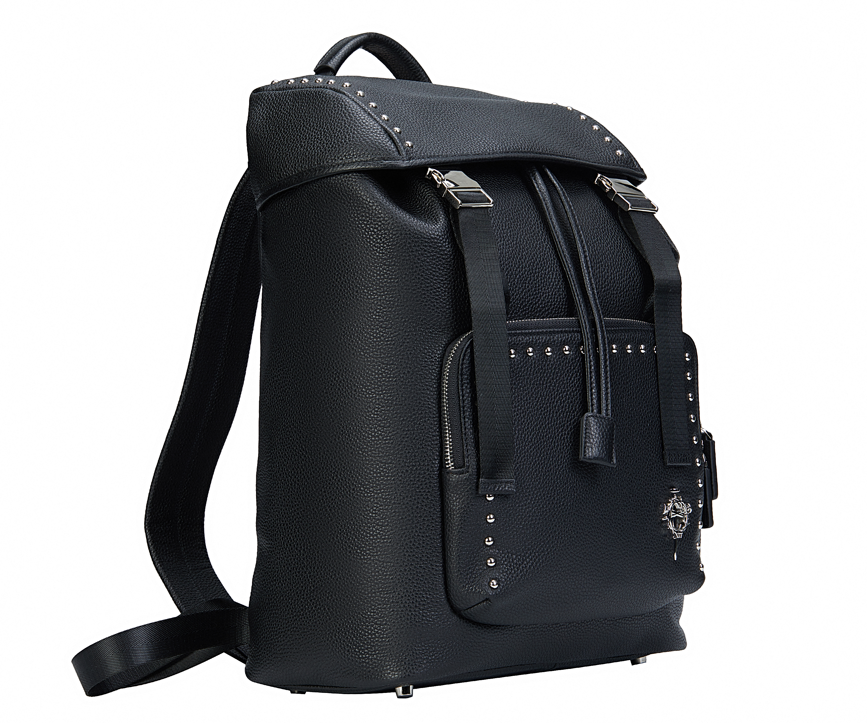 Studded Leather Backpack (Black) – SeeCeciStreet